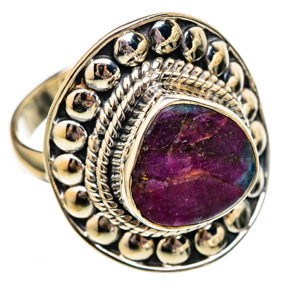 Ruby In Kyanite Rings handcrafted by Ana Silver Co - RING105948 - Photo 2