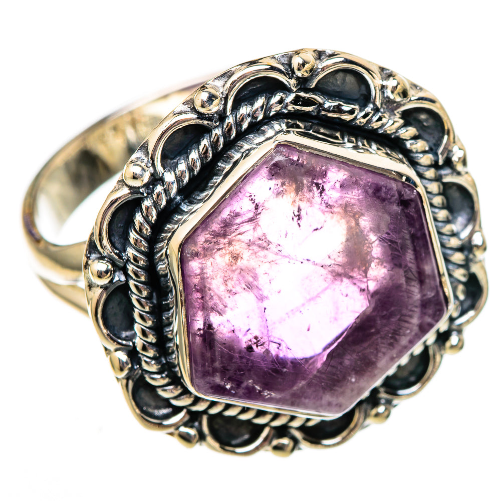 Star Amethyst Rings handcrafted by Ana Silver Co - RING105952 - Photo 2