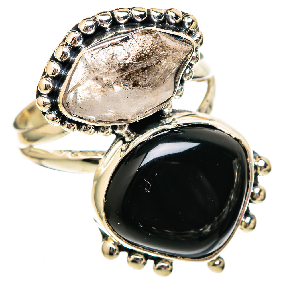 Black Onyx Rings handcrafted by Ana Silver Co - RING105956 - Photo 2