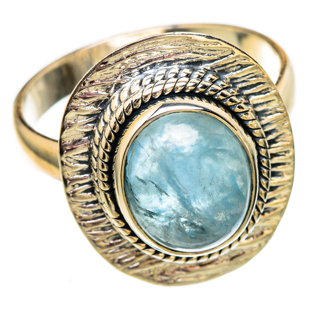 Aquamarine Rings handcrafted by Ana Silver Co - RING105969 - Photo 2