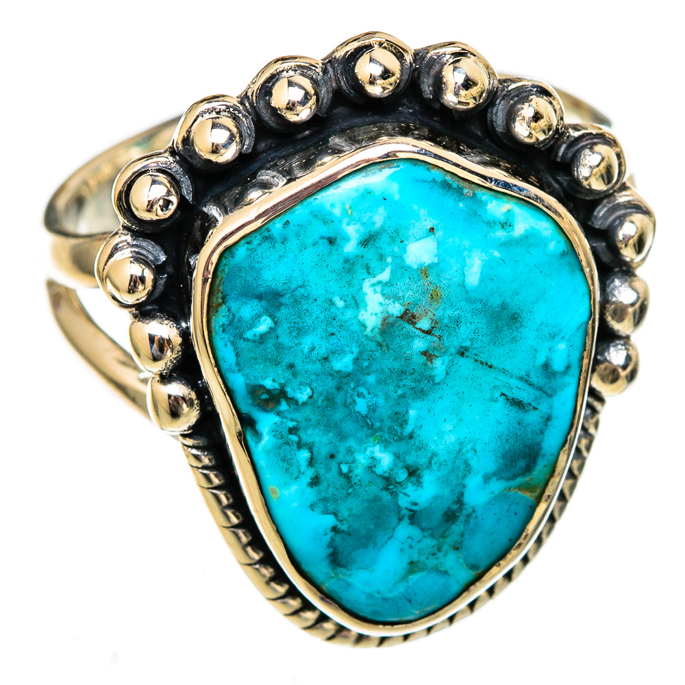 Turquoise Rings handcrafted by Ana Silver Co - RING105970 - Photo 2