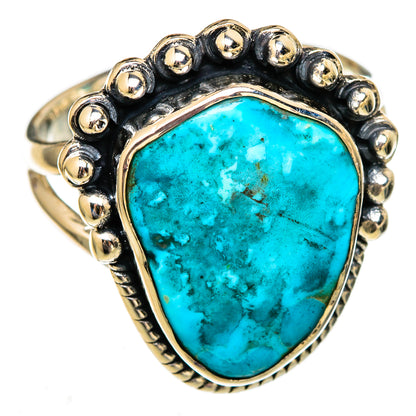 Turquoise Rings handcrafted by Ana Silver Co - RING105970 - Photo 2