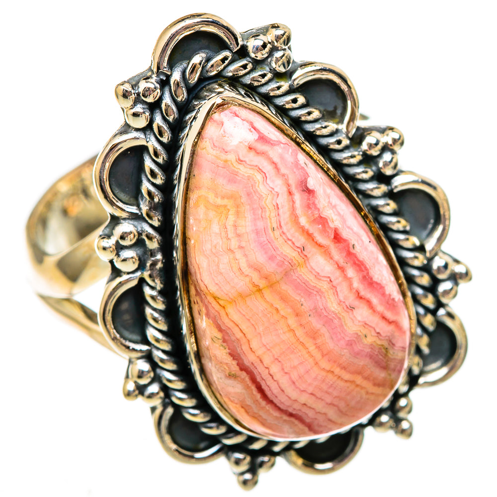 Rhodochrosite Rings handcrafted by Ana Silver Co - RING105988 - Photo 2