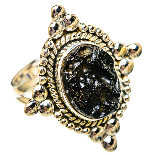Tektite Rings handcrafted by Ana Silver Co - RING106000 - Photo 2