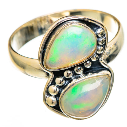 Ethiopian Opal Rings handcrafted by Ana Silver Co - RING106003 - Photo 2