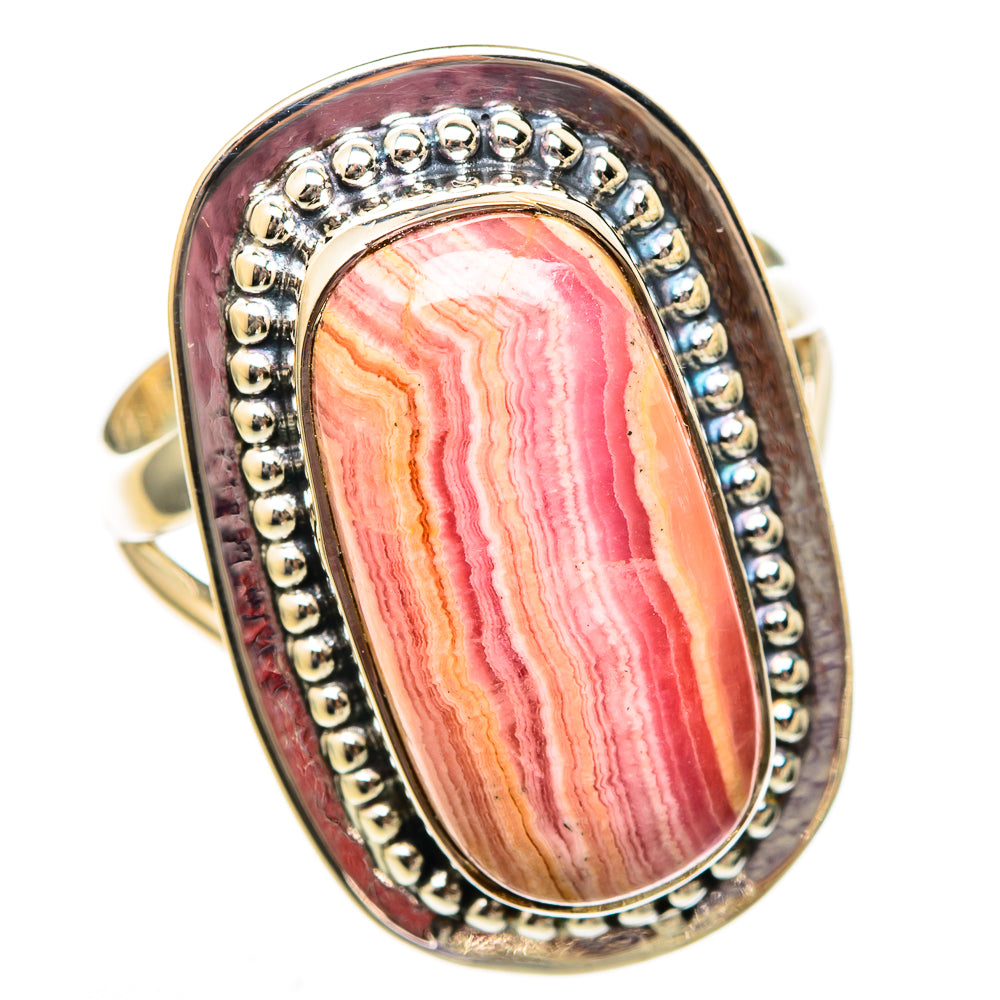 Rhodochrosite Rings handcrafted by Ana Silver Co - RING106026 - Photo 2