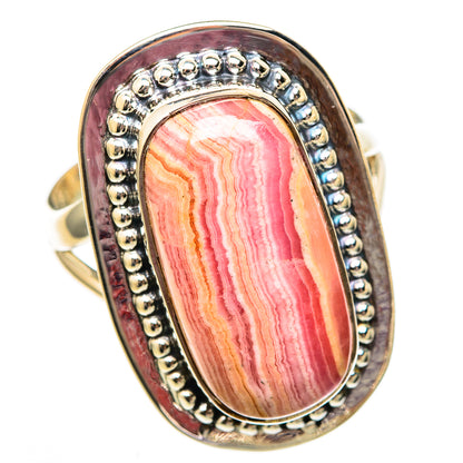 Rhodochrosite Rings handcrafted by Ana Silver Co - RING106026 - Photo 2