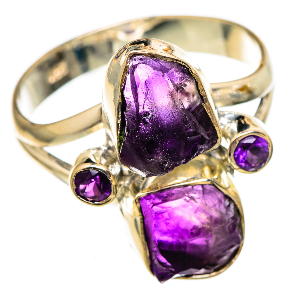 Amethyst Rings handcrafted by Ana Silver Co - RING106029 - Photo 2