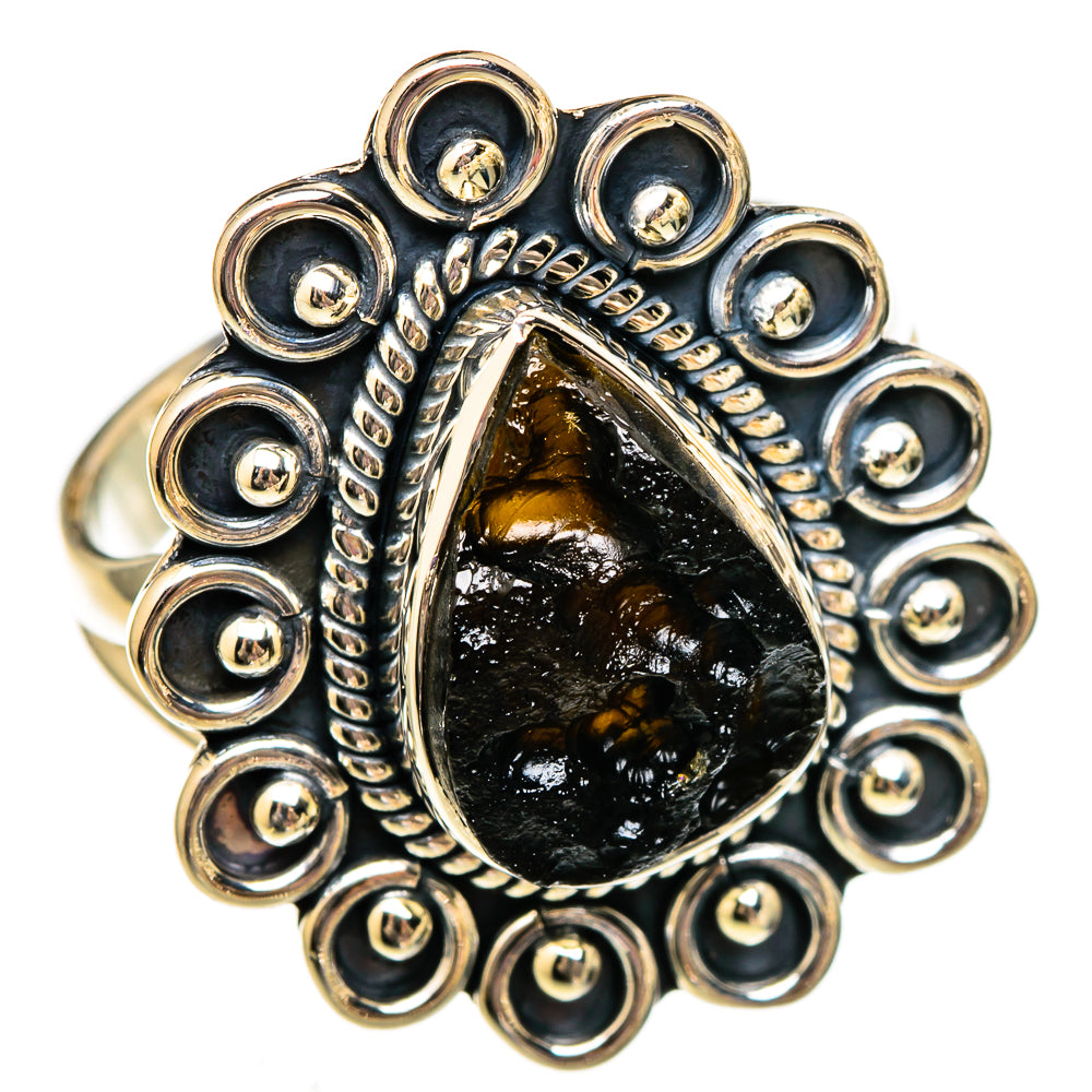 Tektite Rings handcrafted by Ana Silver Co - RING106036 - Photo 2