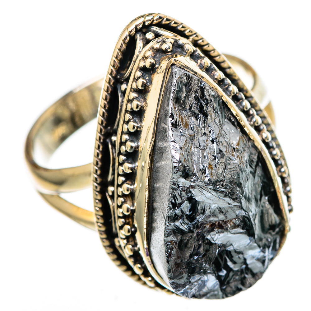 Shungite Rings handcrafted by Ana Silver Co - RING106041 - Photo 2