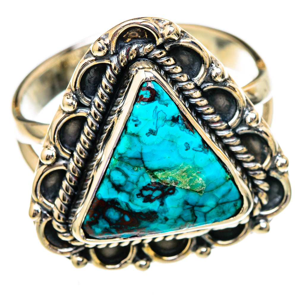 Shattuckite Rings handcrafted by Ana Silver Co - RING106047 - Photo 2