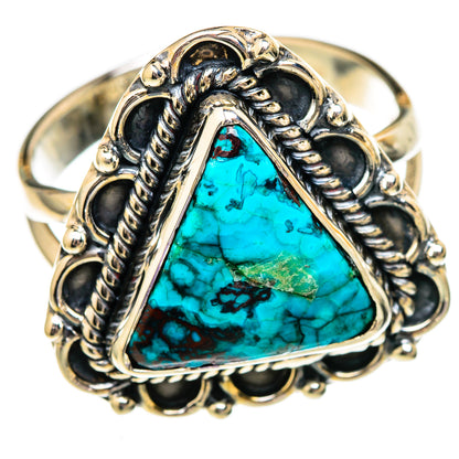 Shattuckite Rings handcrafted by Ana Silver Co - RING106047 - Photo 2