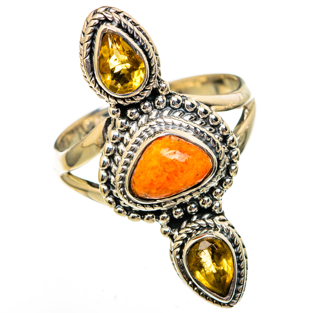 Sponge Coral Rings handcrafted by Ana Silver Co - RING106061 - Photo 2