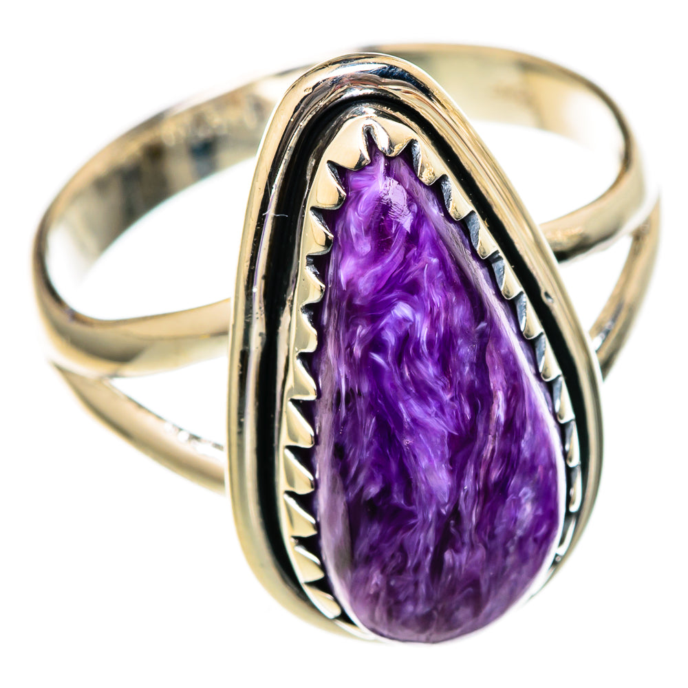 Charoite Rings handcrafted by Ana Silver Co - RING106065 - Photo 2