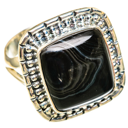 Psilomelane Rings handcrafted by Ana Silver Co - RING106069 - Photo 2