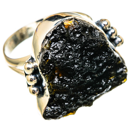 Tektite Rings handcrafted by Ana Silver Co - RING106070 - Photo 2