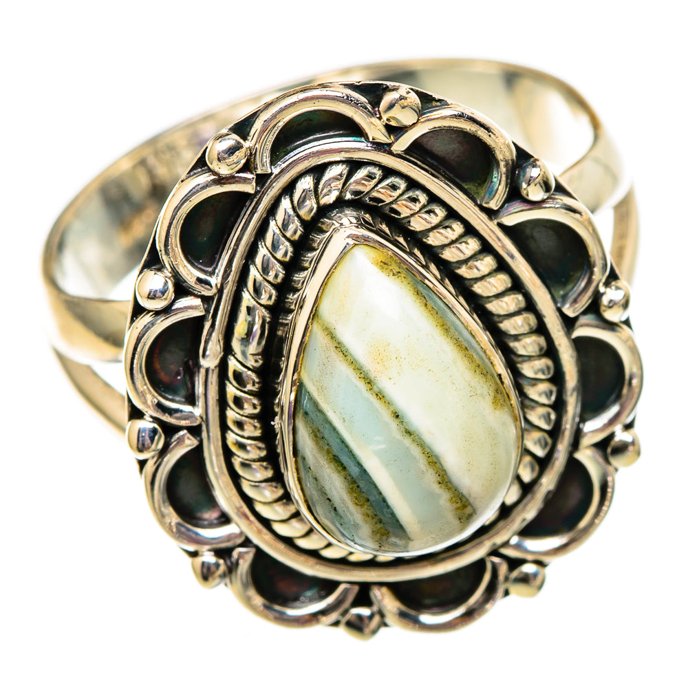 Ocean Jasper Rings handcrafted by Ana Silver Co - RING106084 - Photo 2