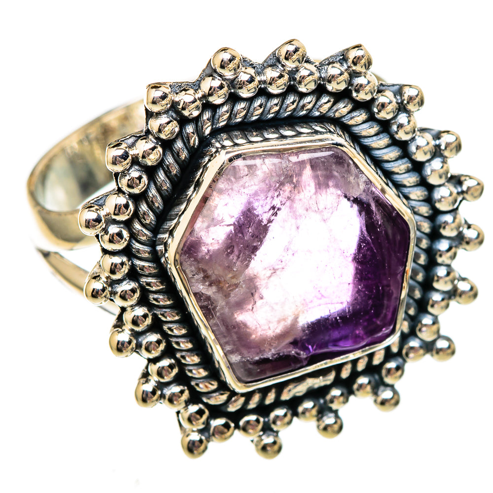 Amethyst Rings handcrafted by Ana Silver Co - RING106096 - Photo 2