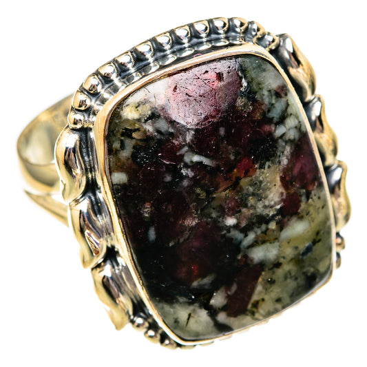 Russian Eudialyte Rings handcrafted by Ana Silver Co - RING106100 - Photo 2