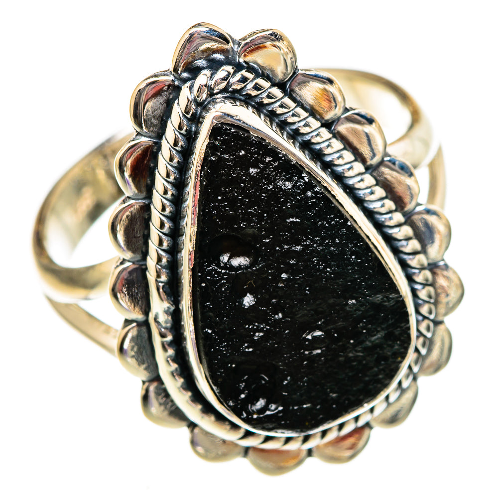 Tektite Rings handcrafted by Ana Silver Co - RING106103 - Photo 2