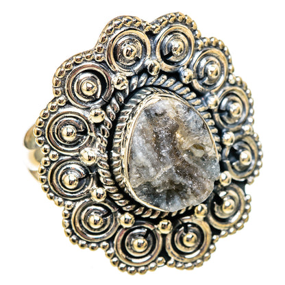Desert Druzy Rings handcrafted by Ana Silver Co - RING106109 - Photo 2