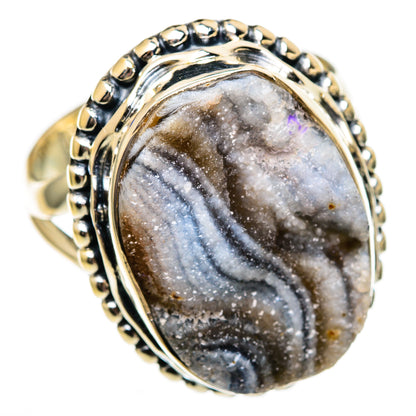 Desert Druzy Rings handcrafted by Ana Silver Co - RING106110 - Photo 2