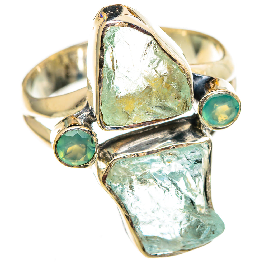 Aquamarine Rings handcrafted by Ana Silver Co - RING106116 - Photo 2