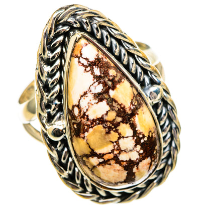 Wild Horse Jasper Rings handcrafted by Ana Silver Co - RING106126 - Photo 2