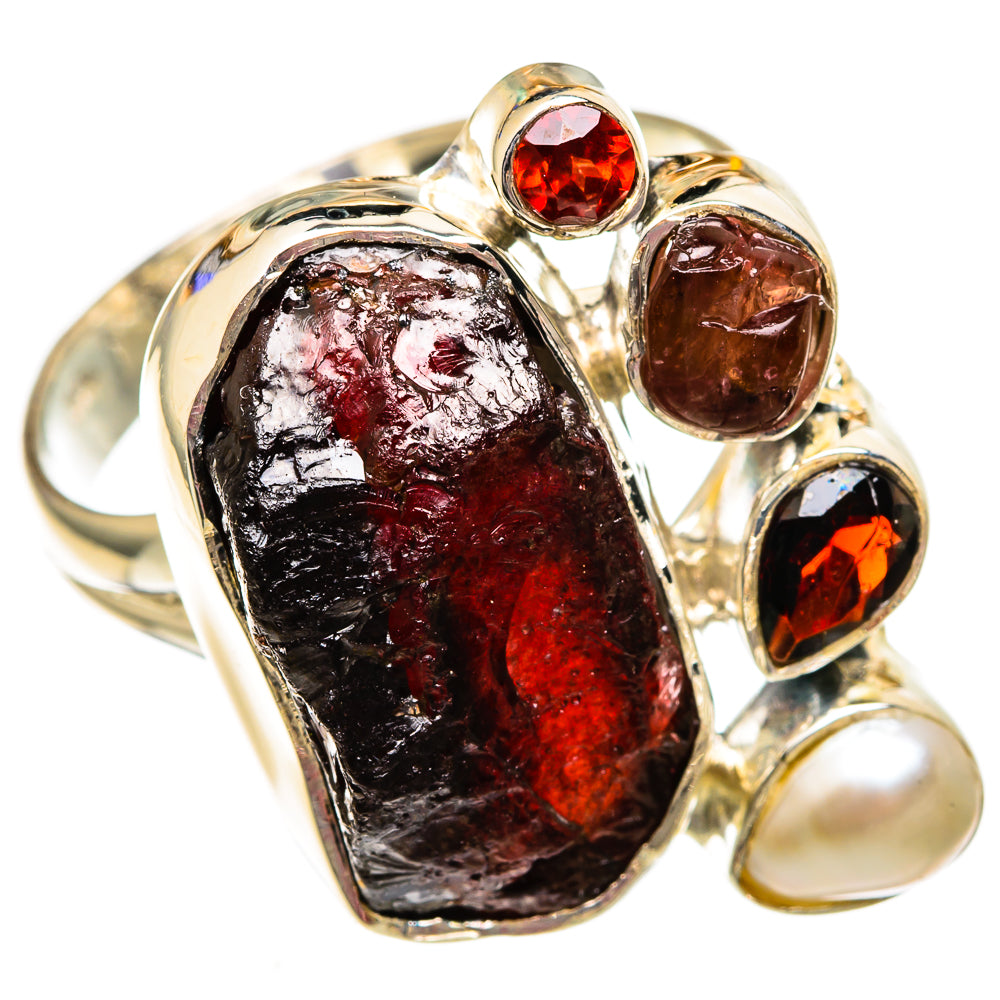 Garnet Rings handcrafted by Ana Silver Co - RING106130 - Photo 2