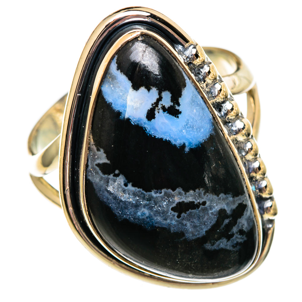 Gabbro Stone Rings handcrafted by Ana Silver Co - RING106134 - Photo 2