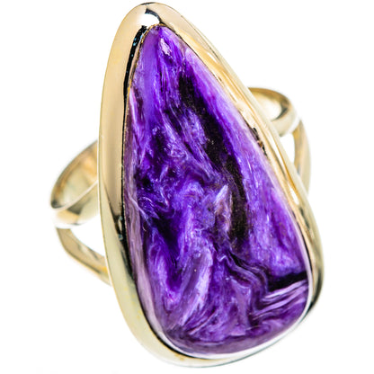 Charoite Rings handcrafted by Ana Silver Co - RING106140 - Photo 2