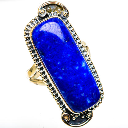 Lapis Lazuli Rings handcrafted by Ana Silver Co - RING106155 - Photo 2