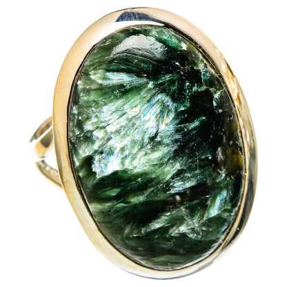 Seraphinite Rings handcrafted by Ana Silver Co - RING106165 - Photo 2