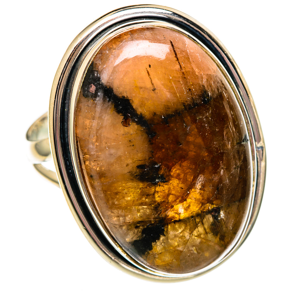 Chiastolite Rings handcrafted by Ana Silver Co - RING106171 - Photo 2