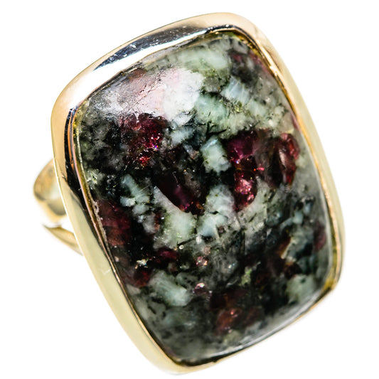 Russian Eudialyte Rings handcrafted by Ana Silver Co - RING106180 - Photo 2