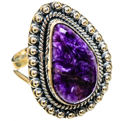 Charoite Rings handcrafted by Ana Silver Co - RING106182 - Photo 2