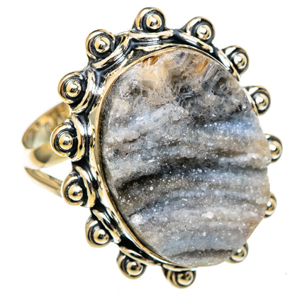 Desert Druzy Rings handcrafted by Ana Silver Co - RING106191 - Photo 2