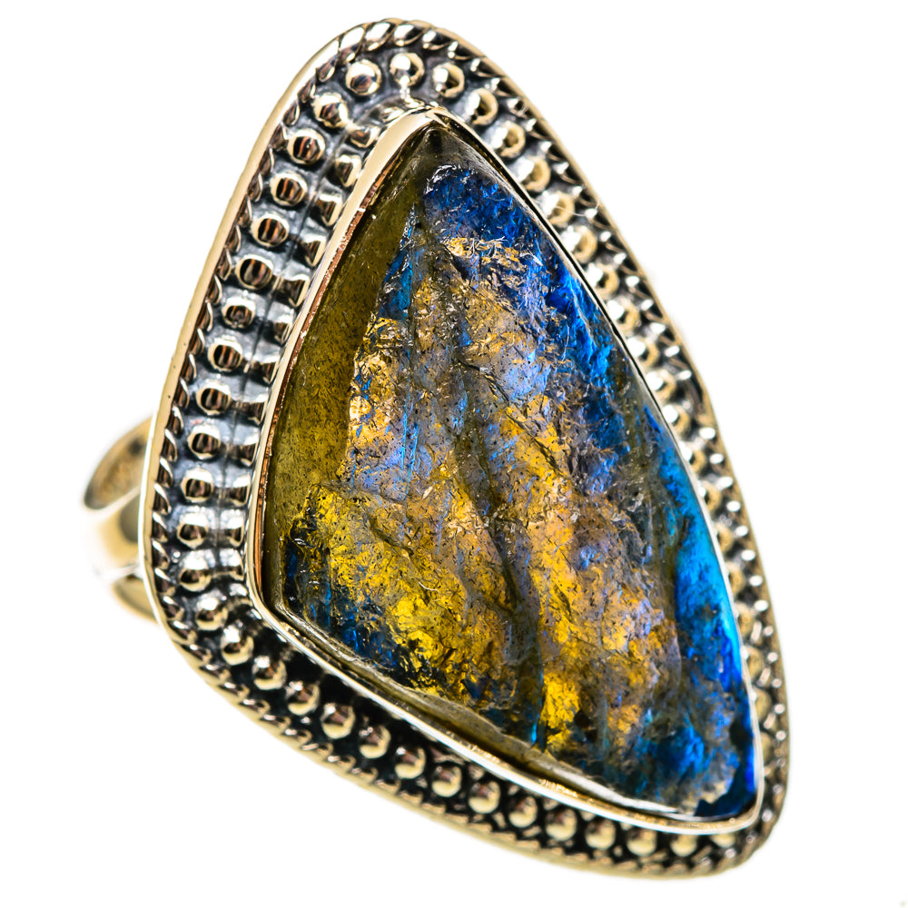 Labradorite Rings handcrafted by Ana Silver Co - RING106197 - Photo 2