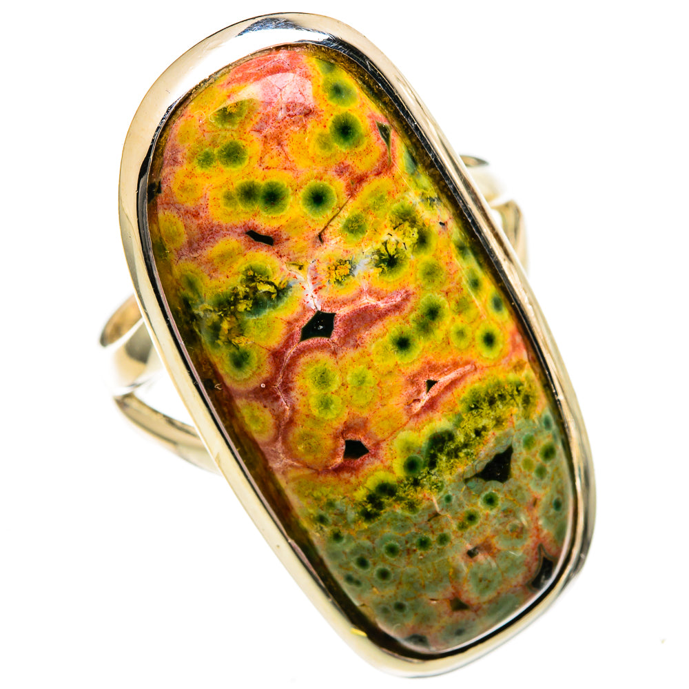 Ocean Jasper Rings handcrafted by Ana Silver Co - RING106199 - Photo 2