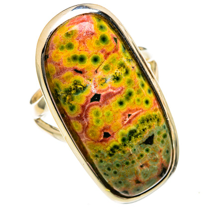 Ocean Jasper Rings handcrafted by Ana Silver Co - RING106199 - Photo 2