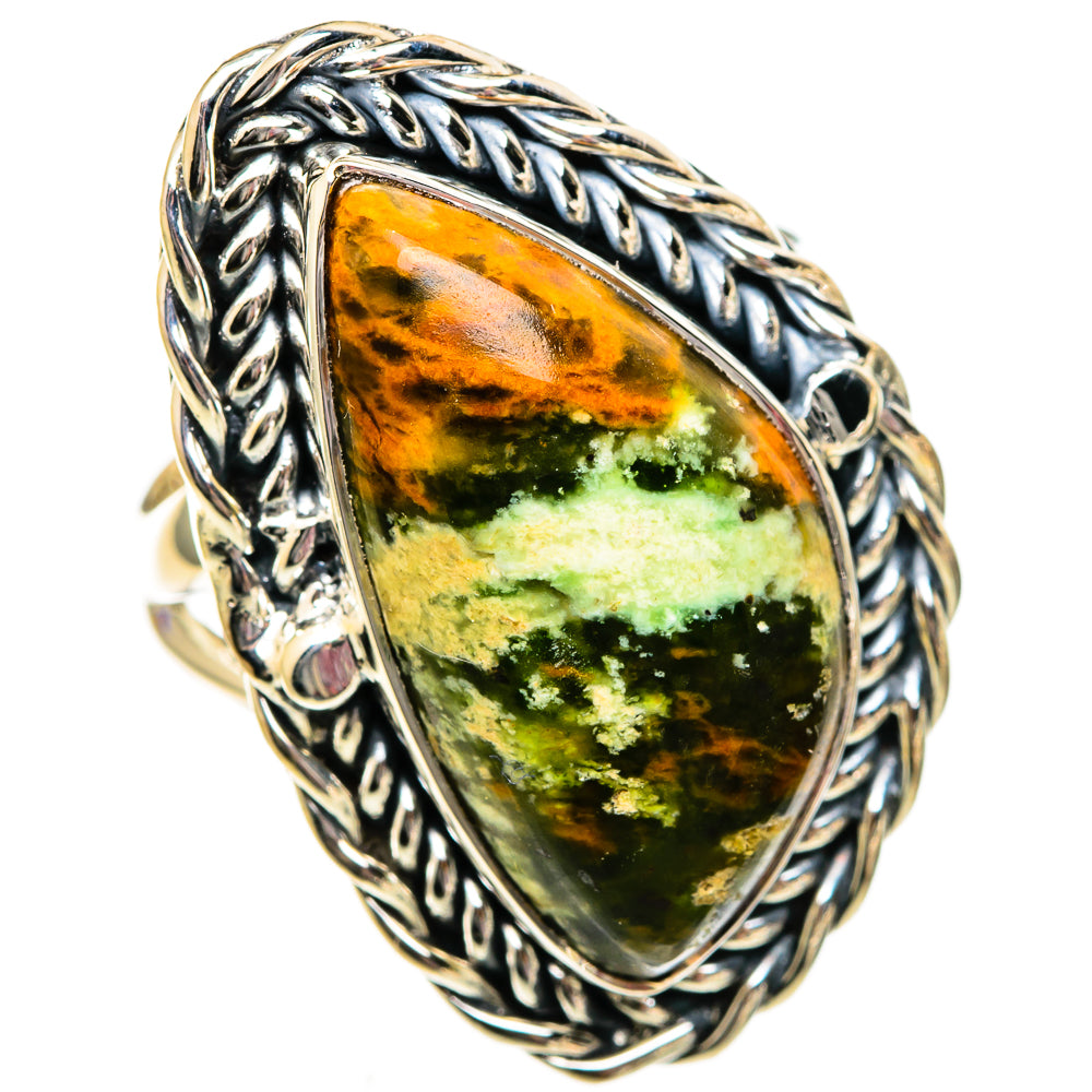 Ocean Jasper Rings handcrafted by Ana Silver Co - RING106205 - Photo 2