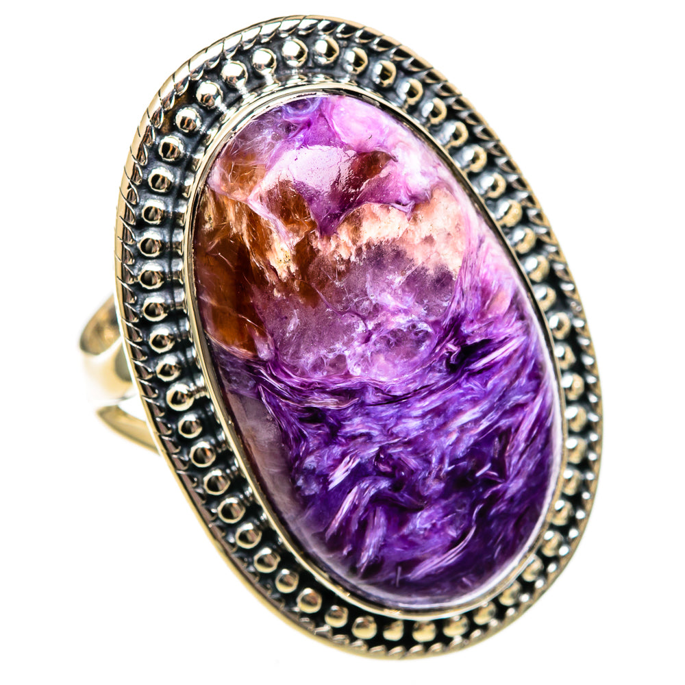 Charoite Rings handcrafted by Ana Silver Co - RING106219 - Photo 2