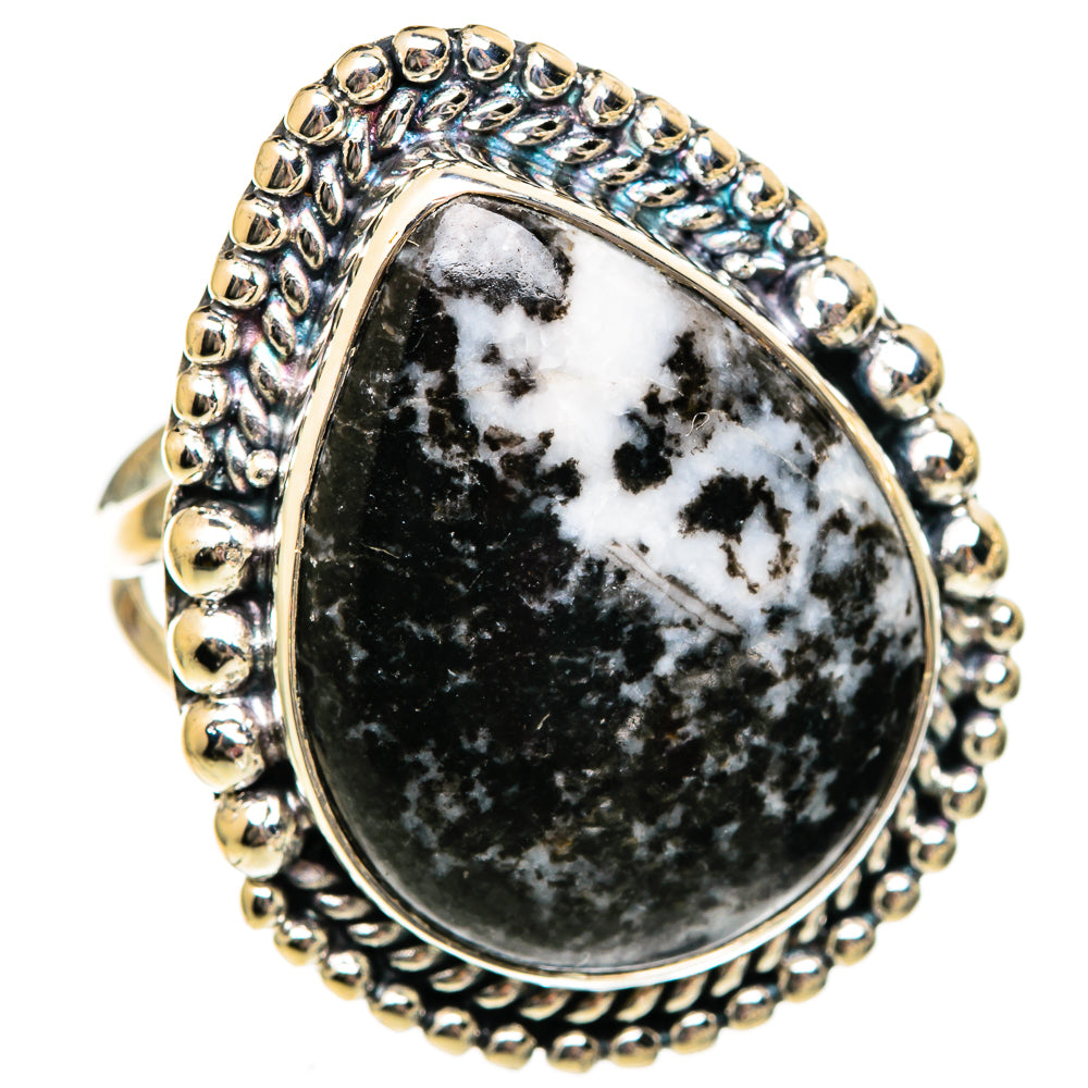 Pinolith Jasper Rings handcrafted by Ana Silver Co - RING106224 - Photo 2