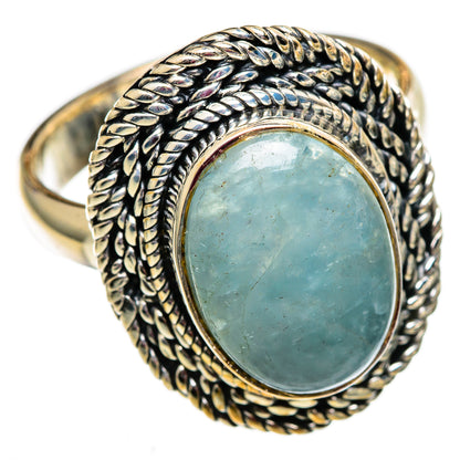 Aquamarine Rings handcrafted by Ana Silver Co - RING106232 - Photo 2