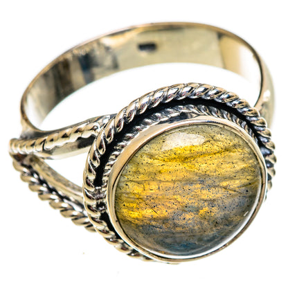 Labradorite Rings handcrafted by Ana Silver Co - RING106233 - Photo 2
