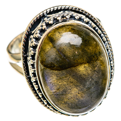 Labradorite Rings handcrafted by Ana Silver Co - RING106235 - Photo 2