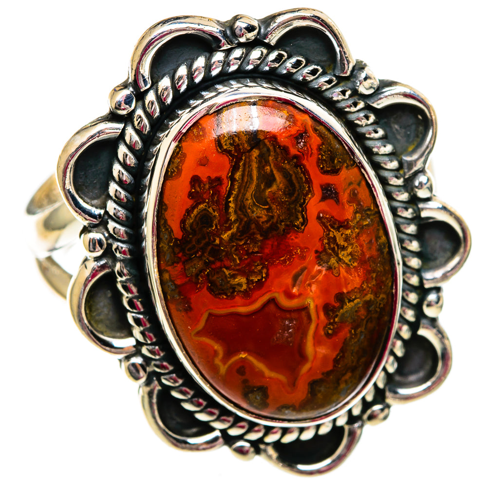Moroccan Agate Rings handcrafted by Ana Silver Co - RING106244 - Photo 2
