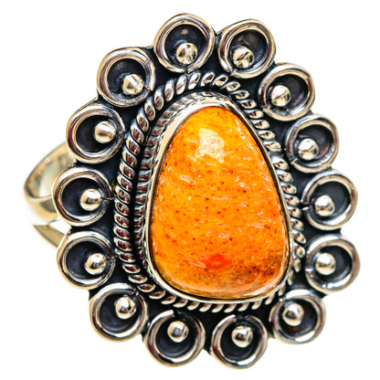 Sponge Coral Rings handcrafted by Ana Silver Co - RING106249 - Photo 2