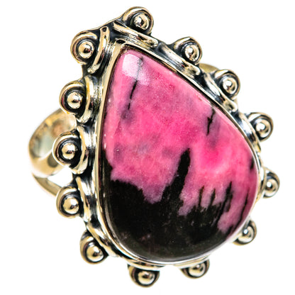 Rhodonite Rings handcrafted by Ana Silver Co - RING106252 - Photo 2