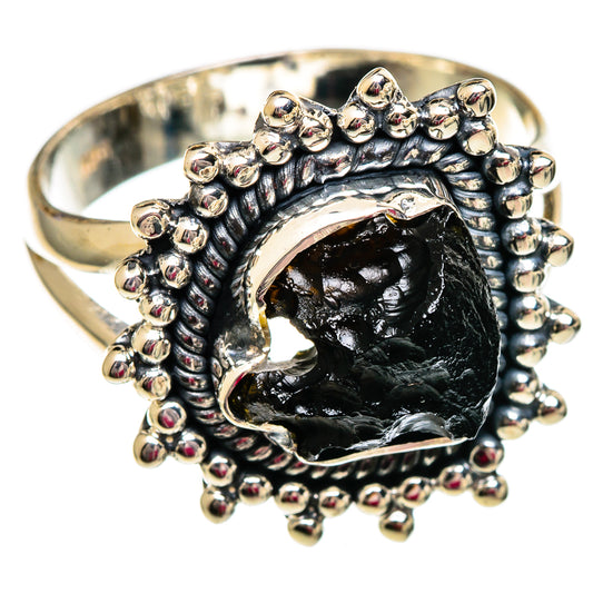 Tektite Rings handcrafted by Ana Silver Co - RING106259 - Photo 2